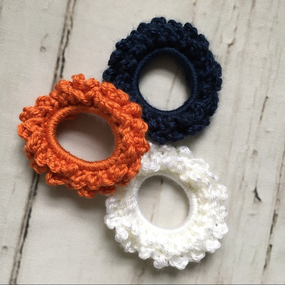 Boho Handmade crochet scrunchies scrunchie